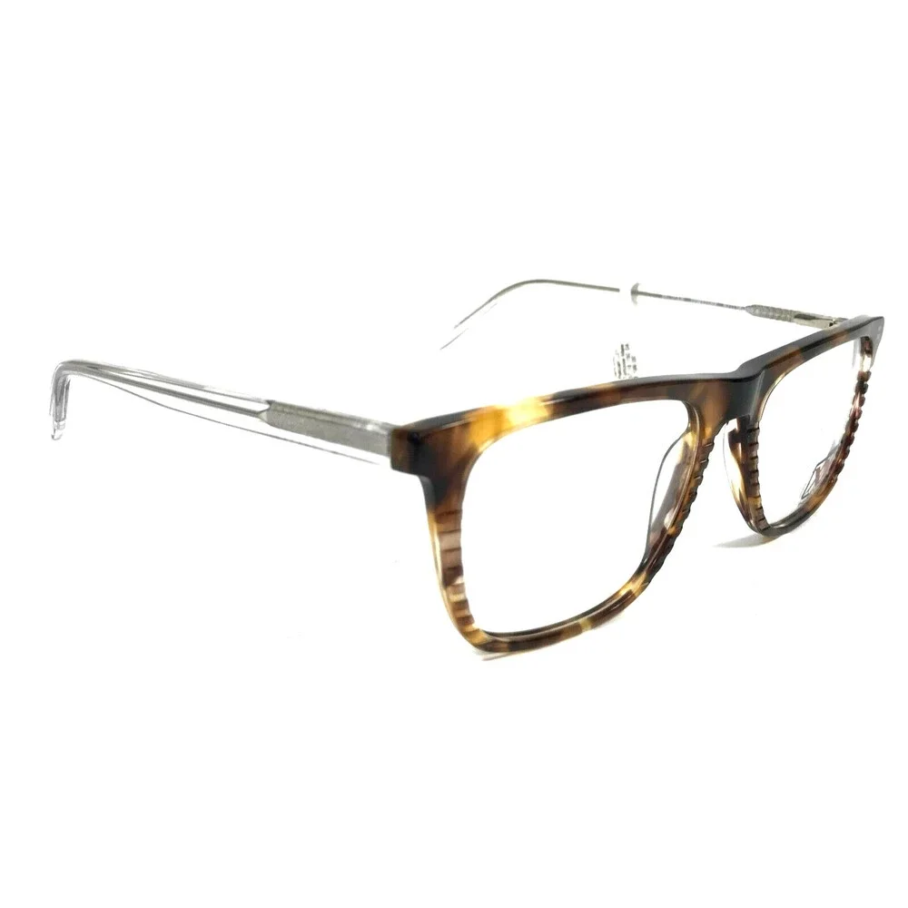 XXL Eyeglasses Frames PELICAN TORTOISE Brown Clear Square Full Rim 57-18-150